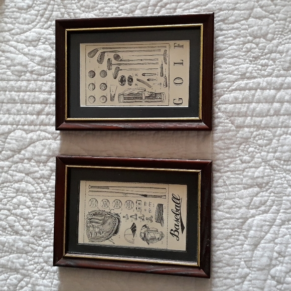 2 custom matted sports pictures - Picture 1 of 6